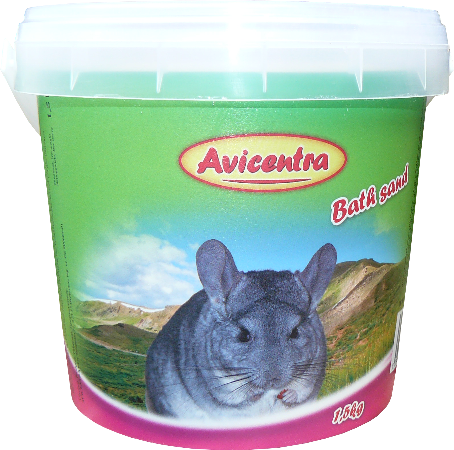 Bathing Sand For Chinchilla - Avicentra Clipart (1587x1574), Png Download
