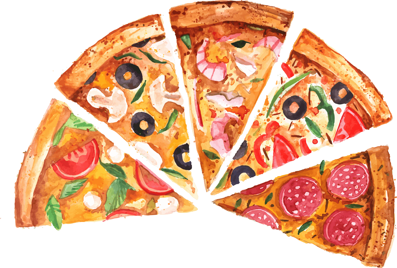 Pizza Slice Images - Pizza Clipart (1336x902), Png Download