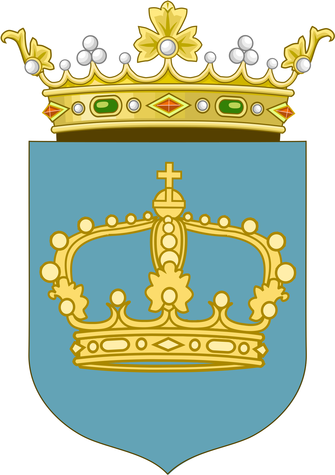 Extremadura Coat Of Arms Clipart (1200x1686), Png Download