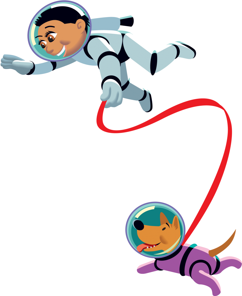 Kids In Space Clipart - Png Download (867x1024), Png Download