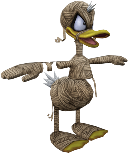 Scary Duck - Kingdom Hearts Donald Duck Halloween Clipart (692x600), Png Download
