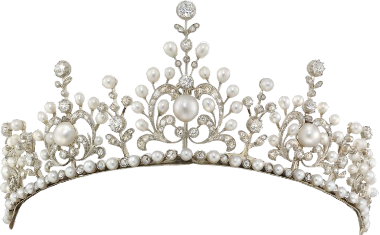 Necklace Pearl Crown Diamond Tiara Free Photo Png Clipart - Gold Crown No Background Transparent Png (777x480), Png Download
