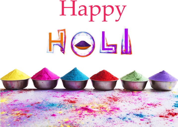 Holi 2019 Clipart (715x557), Png Download