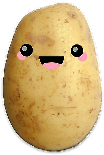 #kawaii Potato - Transparent Kawaii Potato Png Clipart (600x600), Png Download