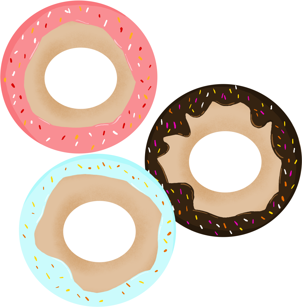 Dessert Decorative Elements Fresh Food Png And Psd - Dessert Clipart (2000x2000), Png Download