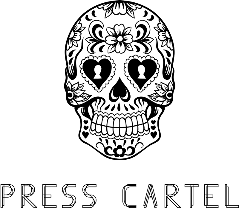Brands - Sugar Skull Black And White Clipart (1000x1000), Png Download