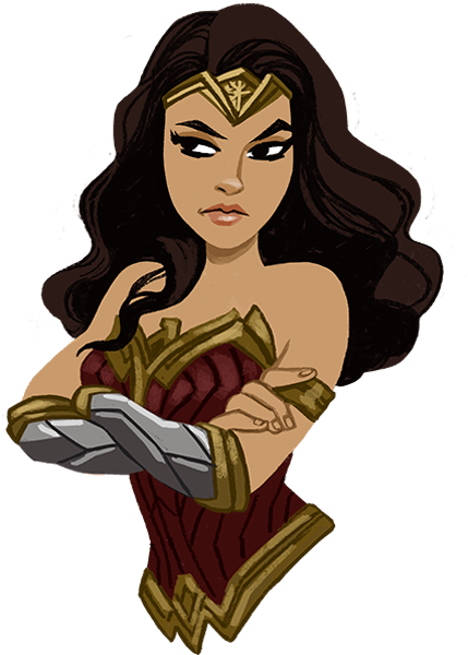 Wonder Woman Messages Sticker-10 - Wonder Woman Stickers Png Clipart (600x600), Png Download