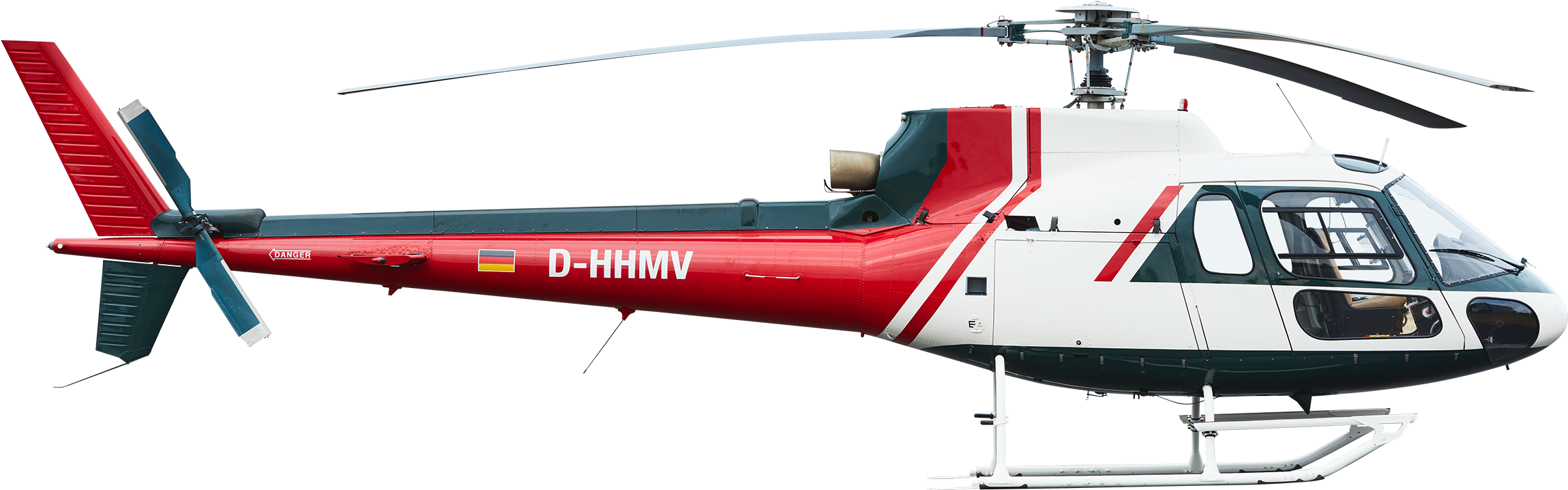 Airbus Helicopter H125 - Helicopter Rotor Clipart (2560x1100), Png Download