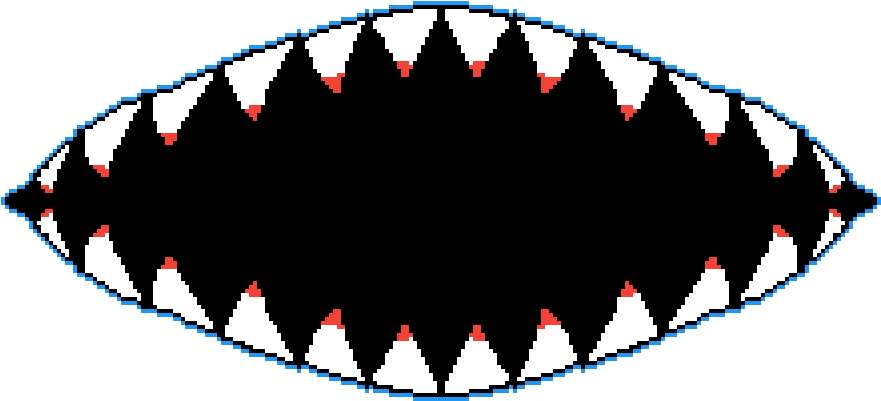 Blue Monster Mouth - Transparent Monster Mouth Clipart (1024x576), Png Download