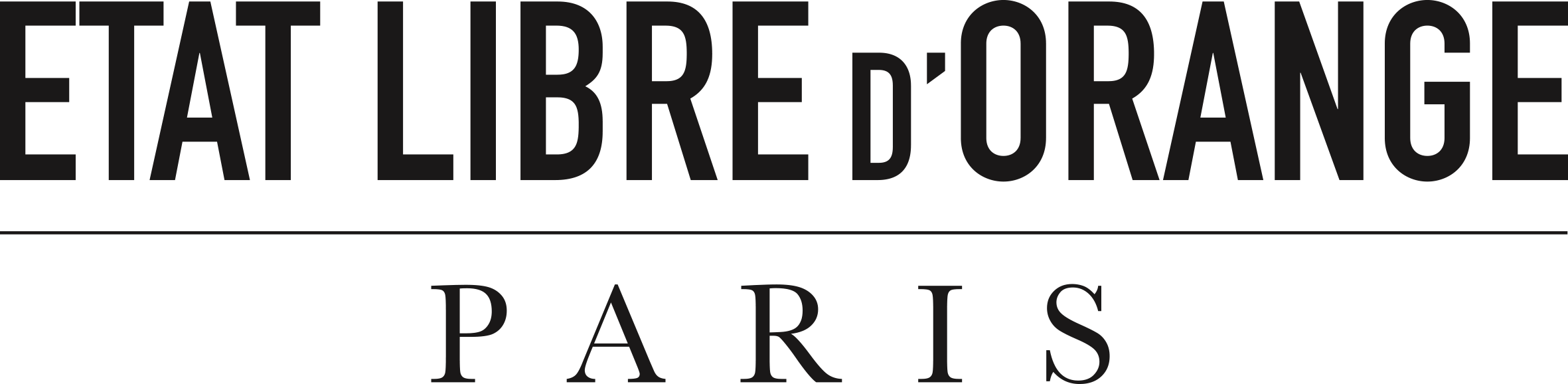 Etat Libre D'orange Etat Libre D'orange Clipart (2362x578), Png Download