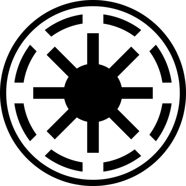 Star Wars Republic Logo - Star Wars Galactic Republic Symbol Clipart (600x600), Png Download