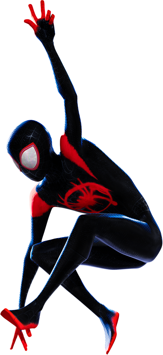 Miles Morales From Spider Man Into The Spider Verse Clipart Large