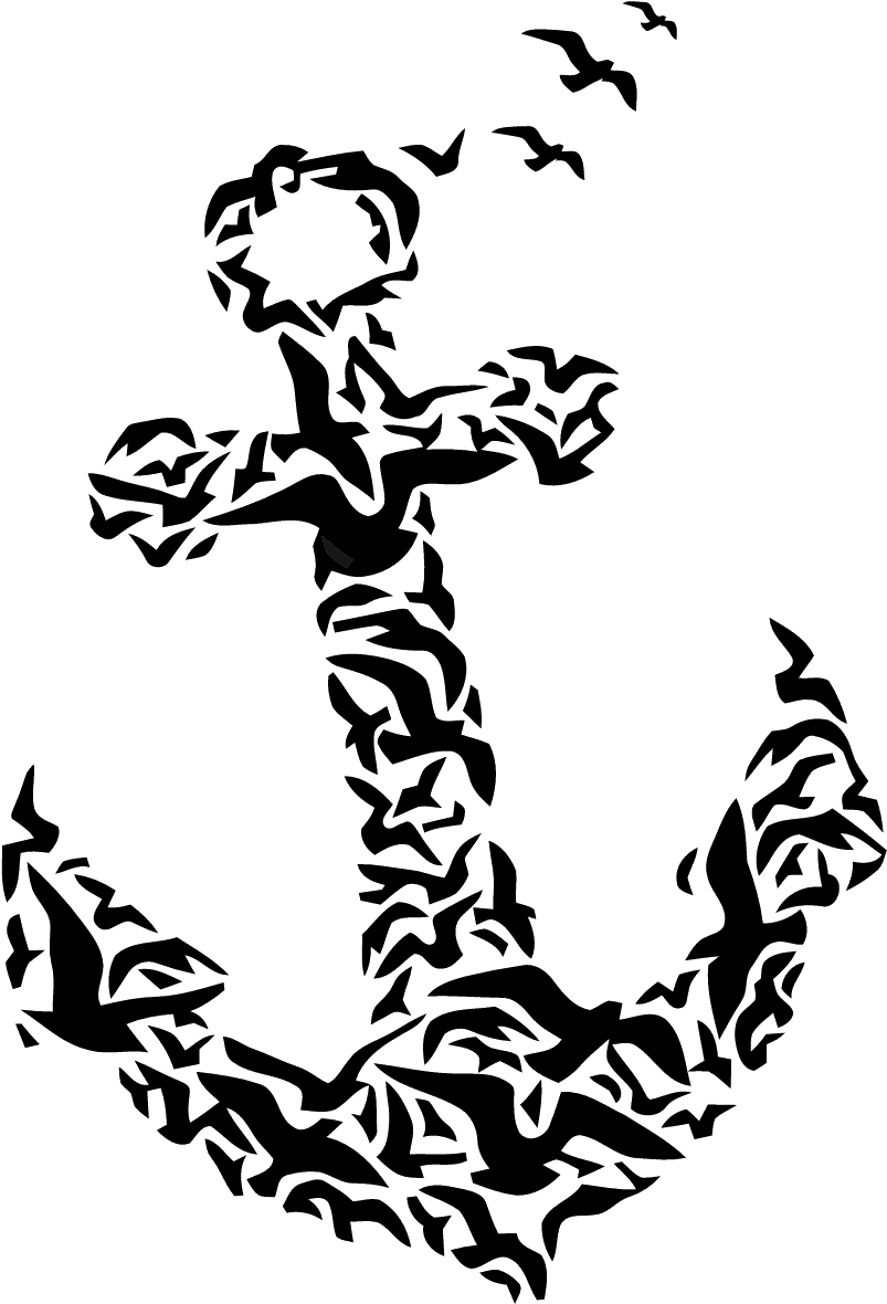Anchor - Стикер Якорь Clipart (1252x1253), Png Download