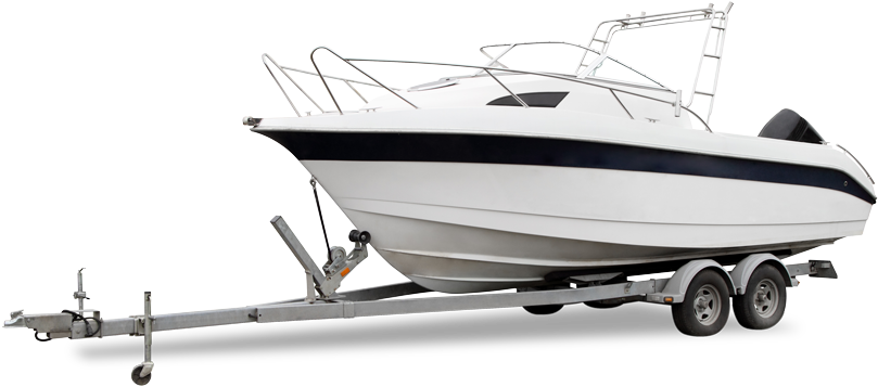 Boat Trailer Repair In San Antonio And South Texas - Boat On Trailer Png Clipart (820x391), Png Download