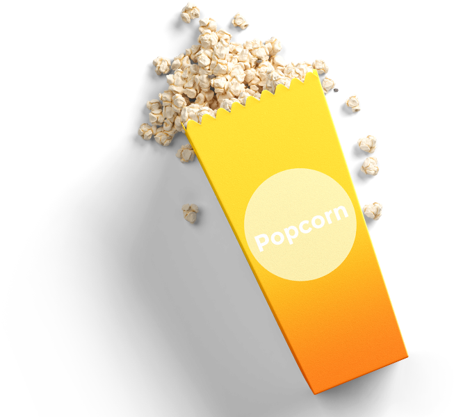 Popcorn - Graphic Design Clipart (710x630), Png Download