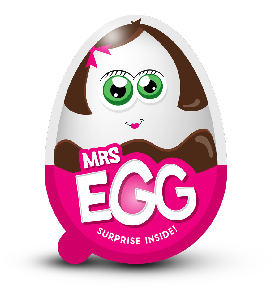 Mrs Egg - Mr & Mrs Egg Clipart (1000x1000), Png Download