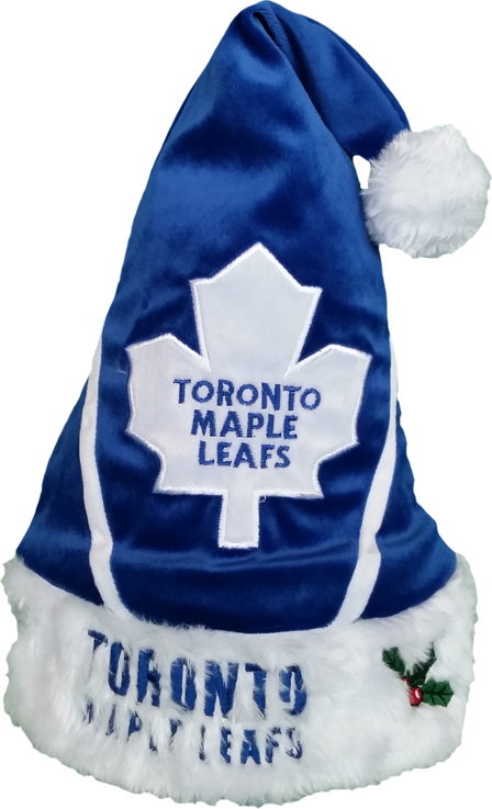 Toronto Maple Leafs Santa Hat Clipart (448x737), Png Download