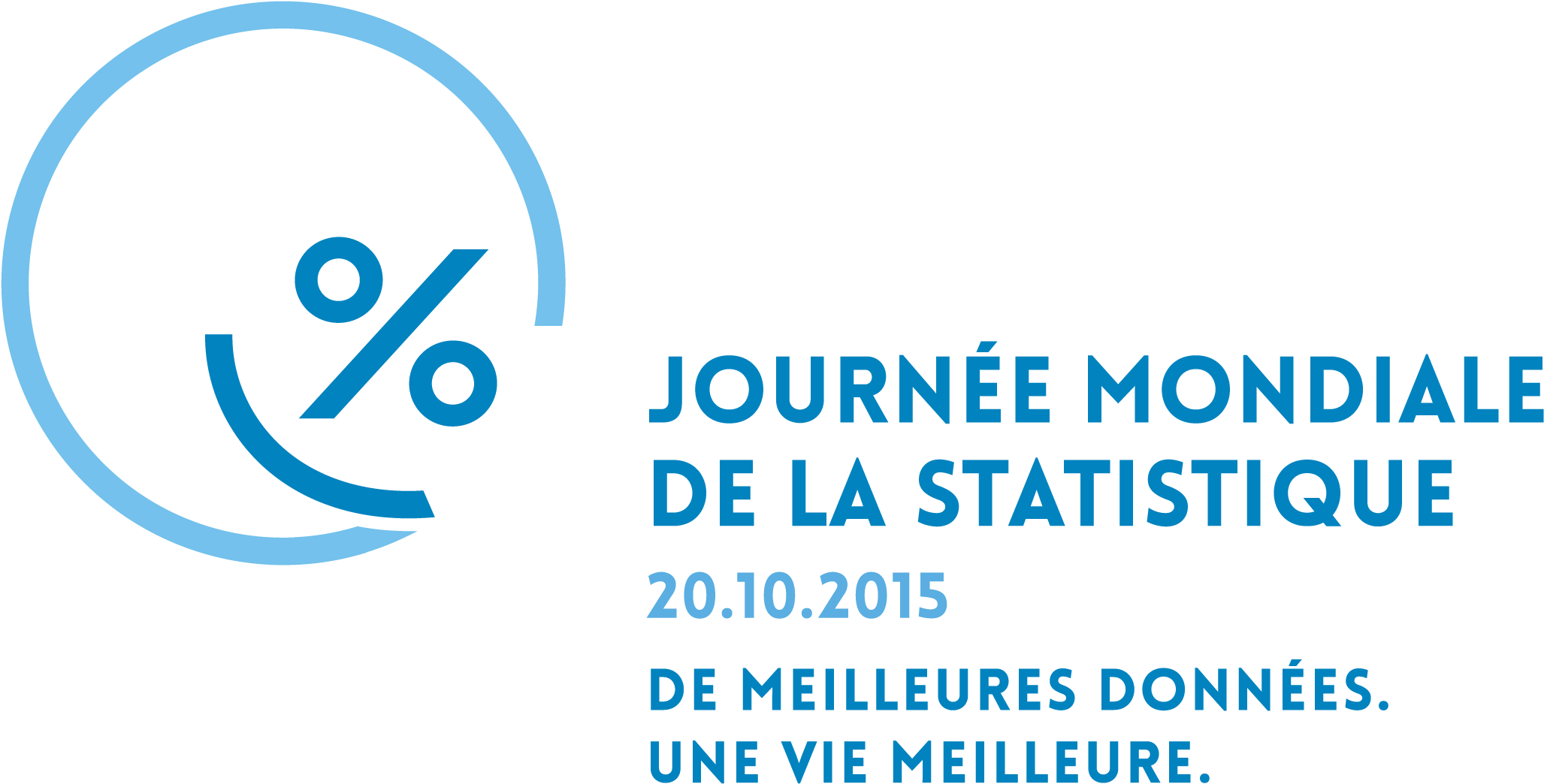 World Statistics Day Logo In French - Circle Clipart (2550x2550), Png Download
