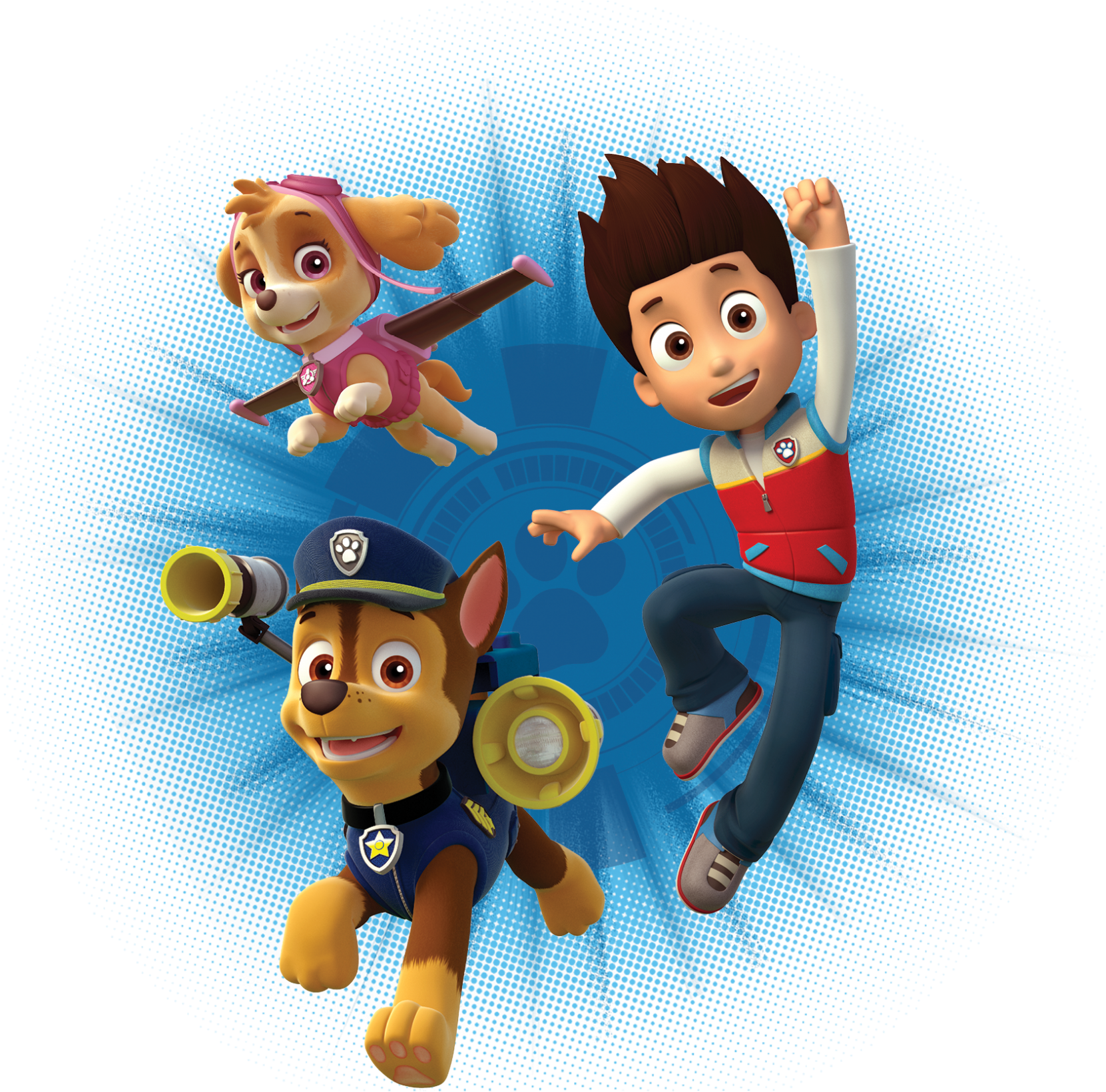 Paw Patrol Live Race To The Rescue Clipart (1661x1640), Png Download