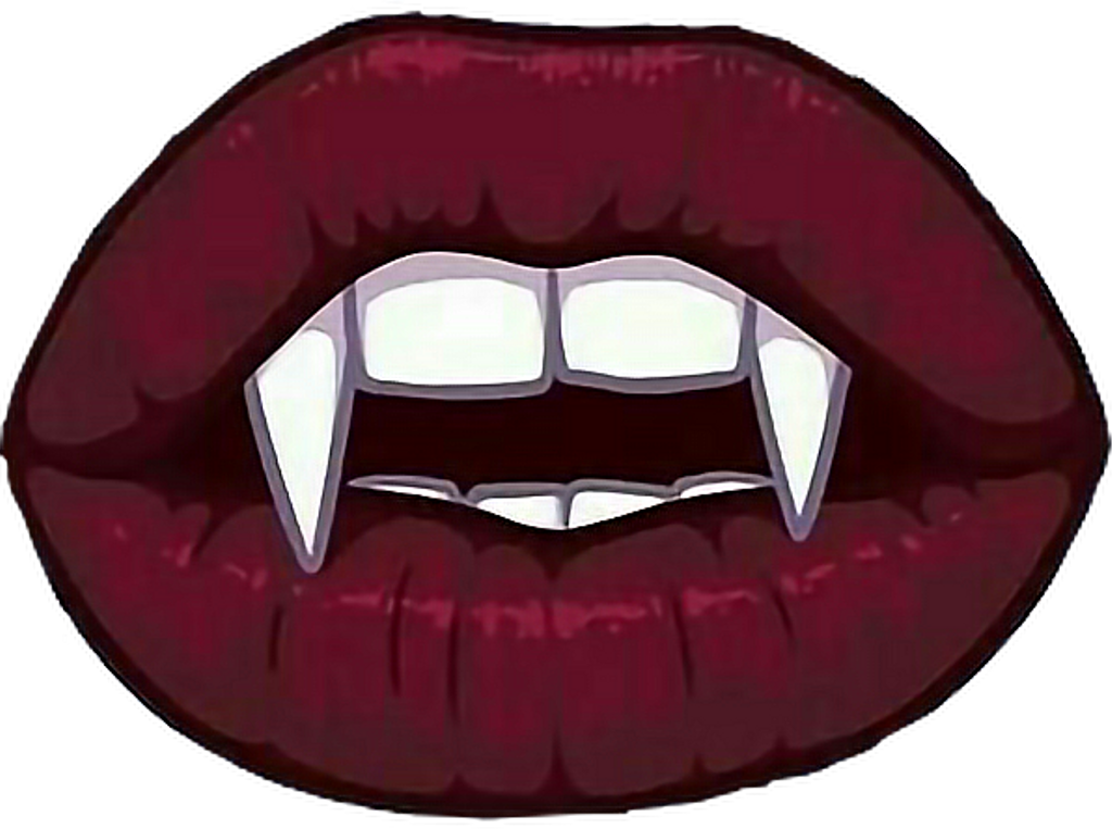 Vampire Mouth Png - Vampire Background Iphone Clipart (1024x763), Png Download