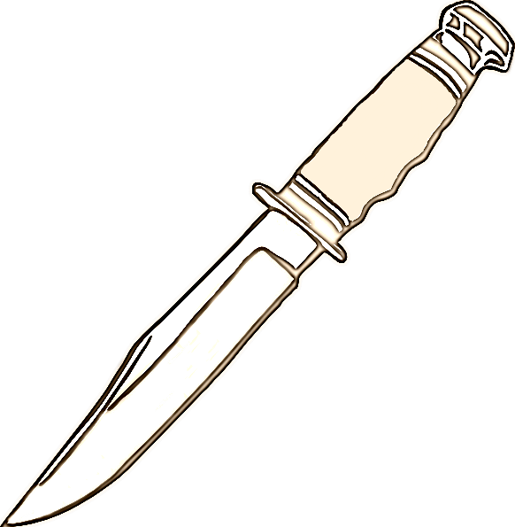 Knife Png Tumblr - Knife Tumblr Png Clipart (582x595), Png Download