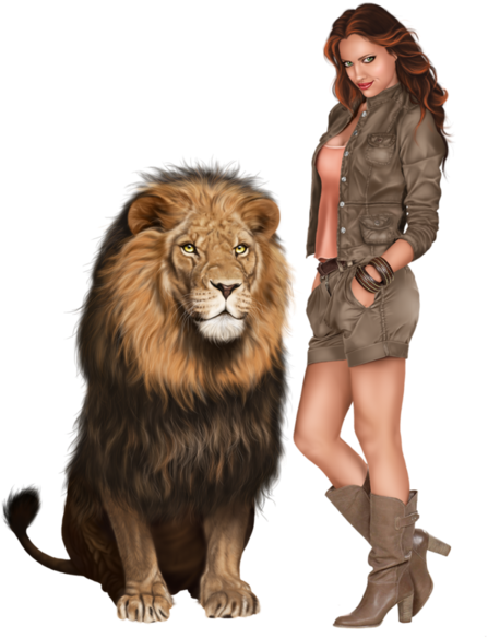 My Pet Lion - Full Hd Lion Transparent Background Clipart (600x600), Png Download