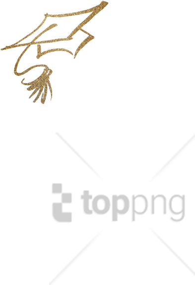 Free Png Gold Graduation Cap Png Png Image With Transparent - Illustration Clipart (480x854), Png Download