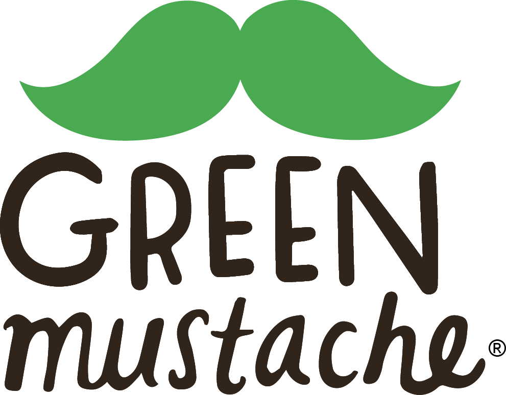 3 Green Mustache Jobs Internships - Green Mustache Logo Clipart (991x774), Png Download