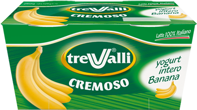 Banana Whole-milk Yogurt - Trevalli Clipart (600x600), Png Download