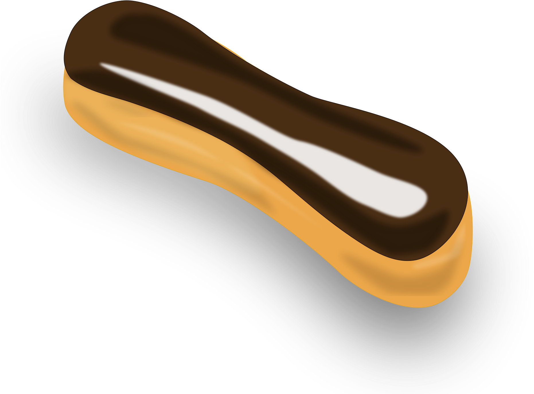 Eclair Vs Png - Éclair Au Chocolat Png Clipart (2000x1429), Png Download