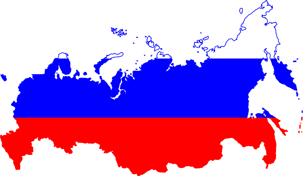 320 × 186 Pixels - Russia Flag Map Clipart (1024x595), Png Download