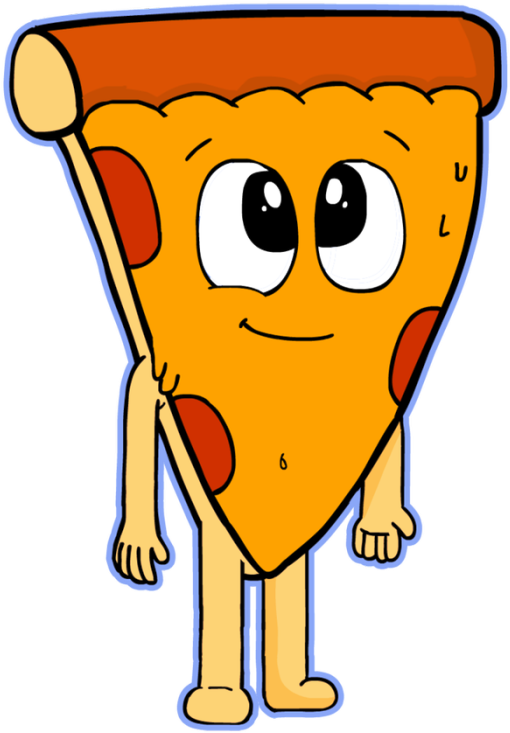 Smile Clipart Pizza - Imagenes De Pizza Steve - Png Download (525x800), Png Download