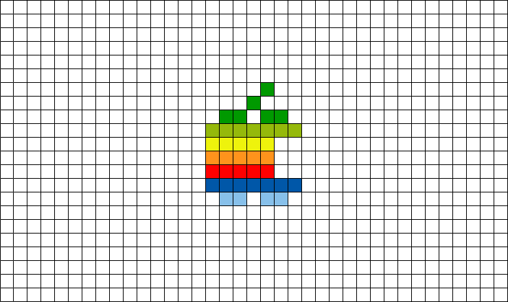 Google Logo Pixel Art Clipart (740x441), Png Download