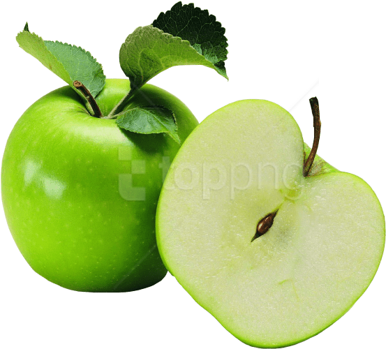 Free Png Cut Green Apple Png Images Transparent - Transparent Background Green Apple Png Clipart (850x532), Png Download