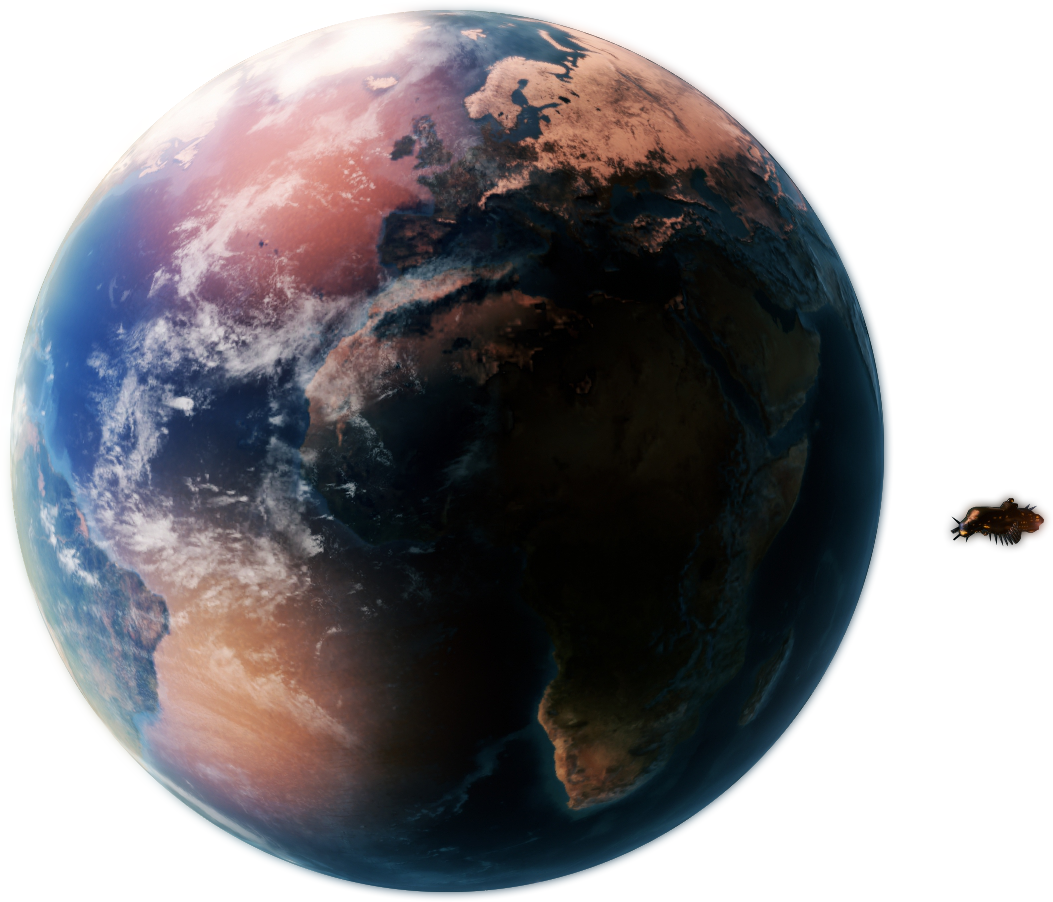 Go To Image - Earth Clipart (1053x902), Png Download