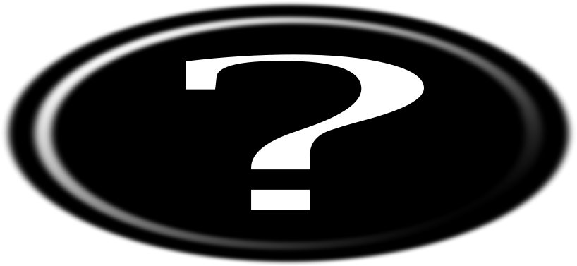 Question Mark Button Png - Emblem Clipart (900x402), Png Download