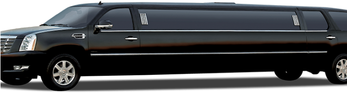 Cadillac Escallade Limo Blk - Stretch Limo In Dubai Clipart (700x441), Png Download