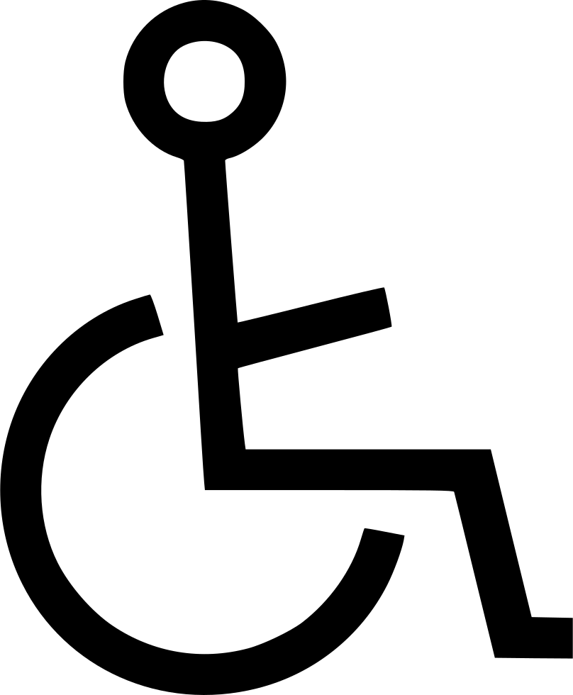 Png File - Wheelchair Clipart (808x980), Png Download