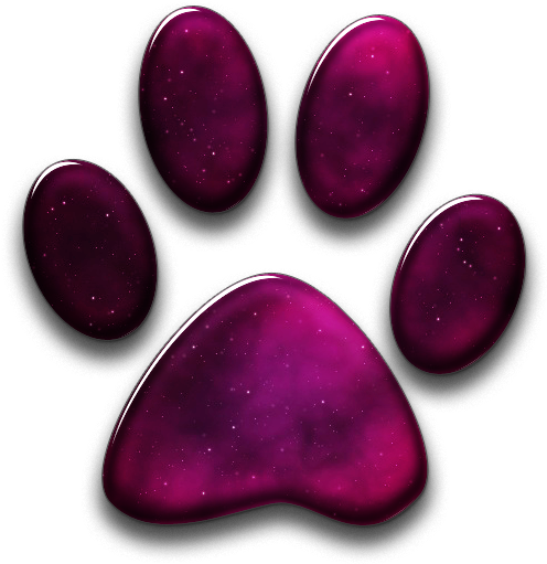 Royalty Free Clipart Mauve Paw Print Background - Dog Paw Print Brown - Png Download (600x600), Png Download