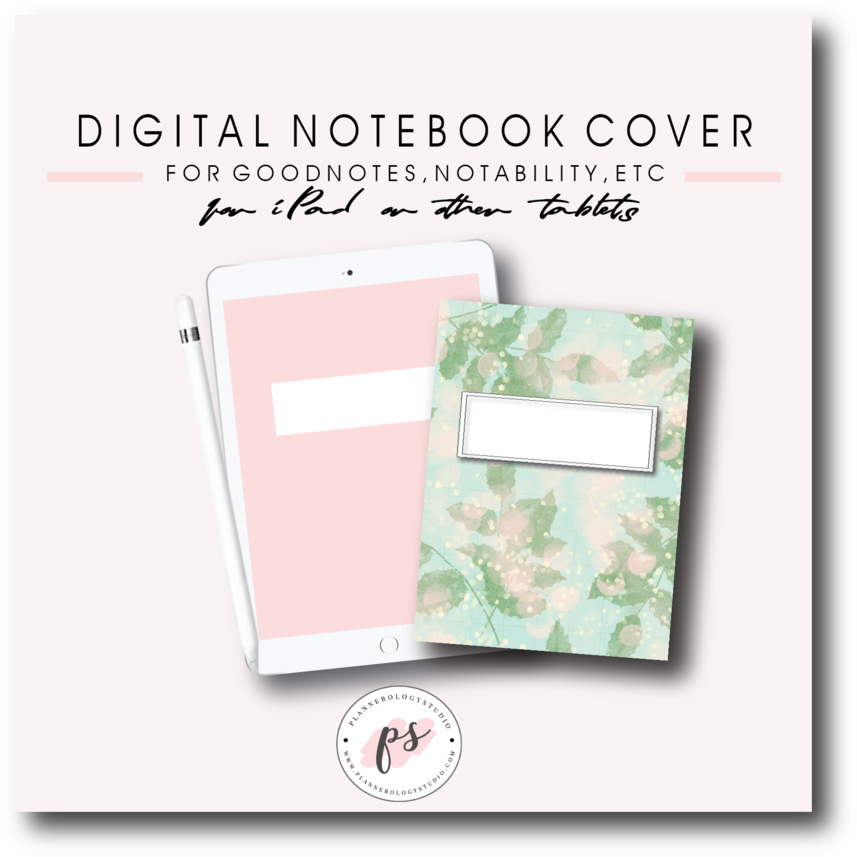 Digital Planner Notebook Cover For Ipad/tablet And - Envelope Clipart (1024x1024), Png Download