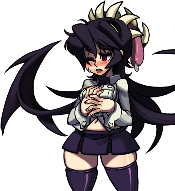 Tumblr M2hcijtogs1qjyyuoo8 - Skullgirls Filia Png Clipart (573x625), Png Download