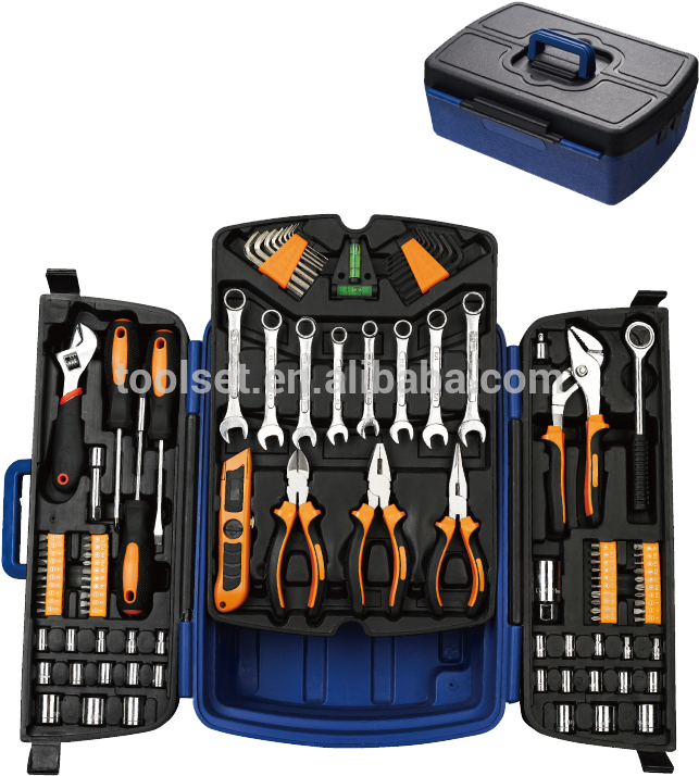 106pcs Us General Tool Box Parts Master Hand Tool Box - Metalworking Hand Tool Clipart (750x750), Png Download
