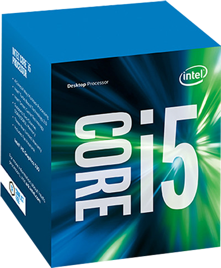 Sale Intel Cpu I5-6400 64bit/2 - Intel Core I5 7400 3.0 Ghz Quad Core Processor Clipart (750x750), Png Download