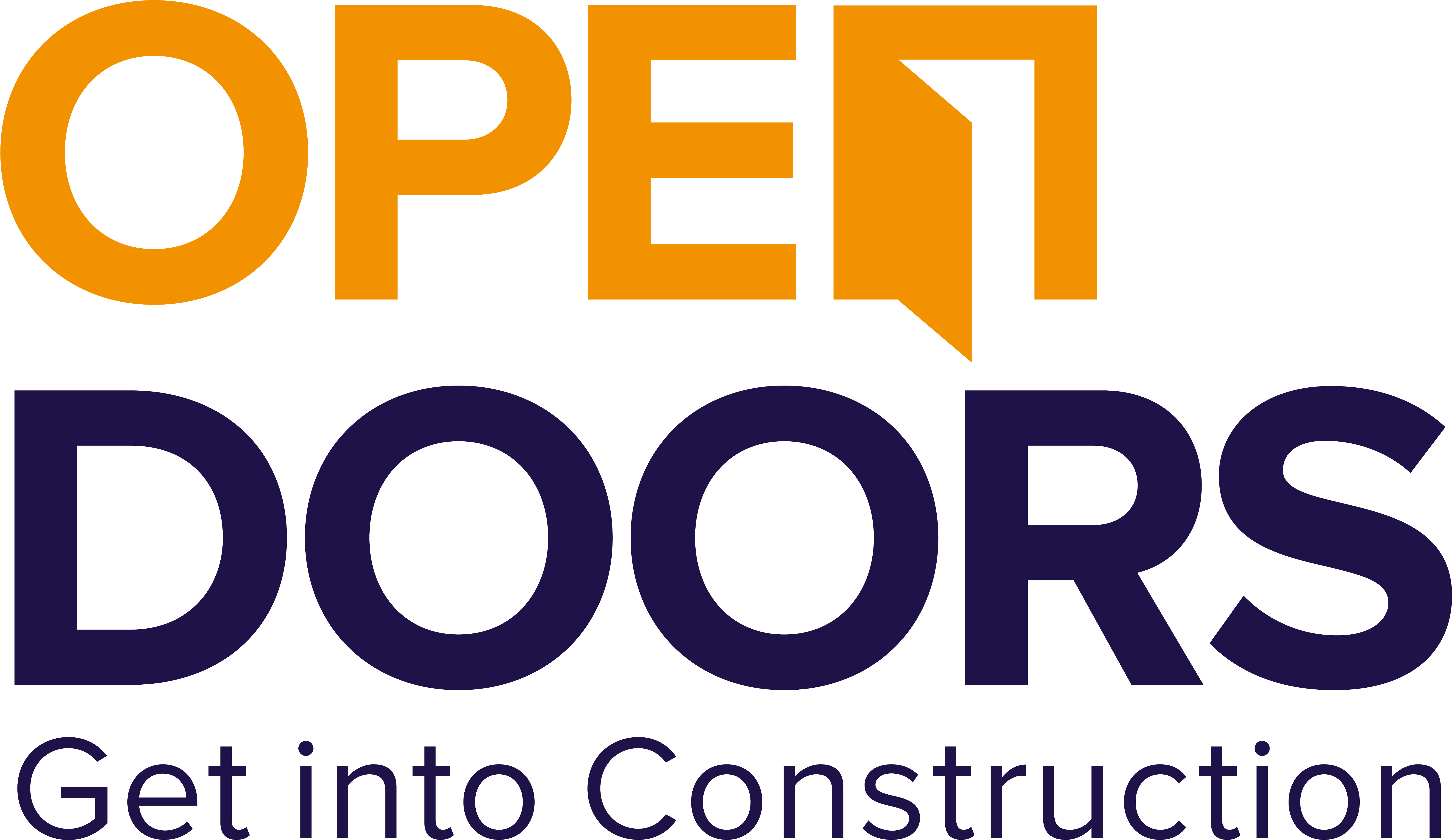 Open Doors Construction Logo Clipart Large Size Png Image PikPng