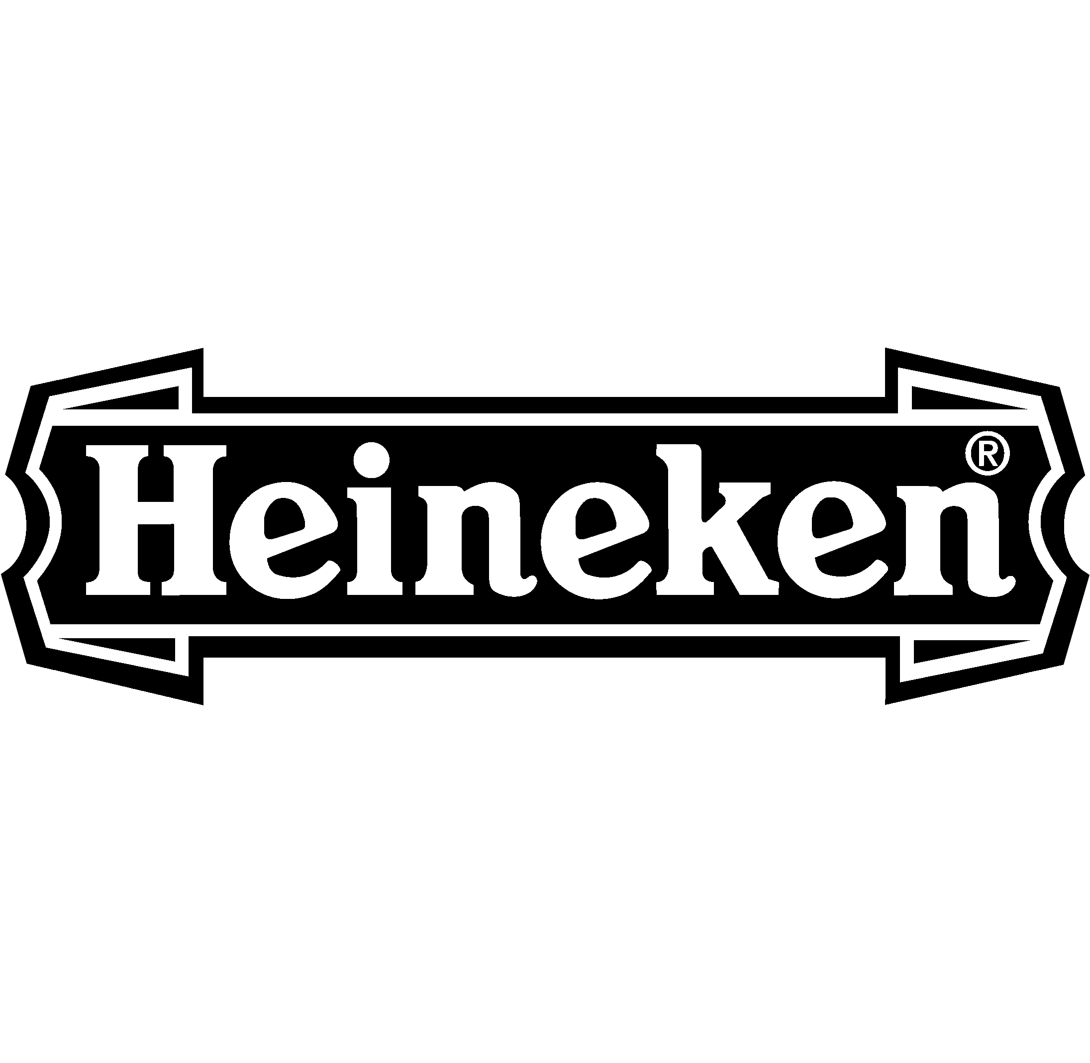 Heineken Logo Black And White - Heineken Clipart (2400x2400), Png Download