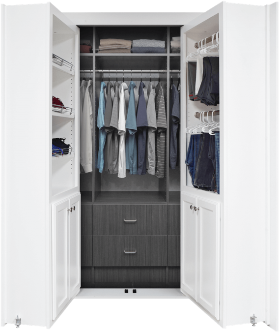 French Style Closet Door - Murphy Door Clipart (568x675), Png Download