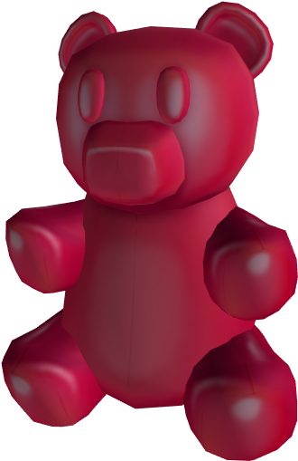 Gummy Bear Shoulder Friend - Teddy Bear Clipart (675x615), Png Download