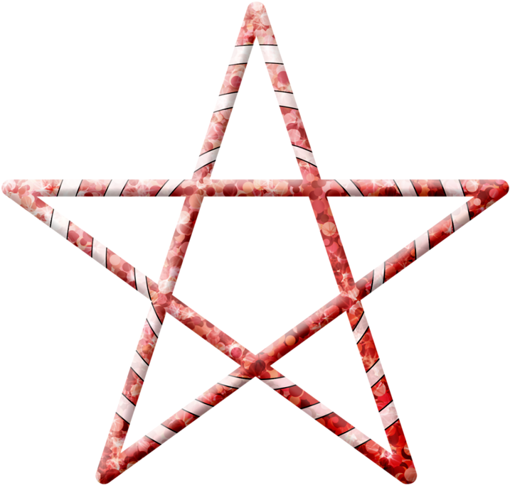 Rohanadesign Glitter Galaxy Вlem65 - Witches Pentagram Clipart (717x683), Png Download