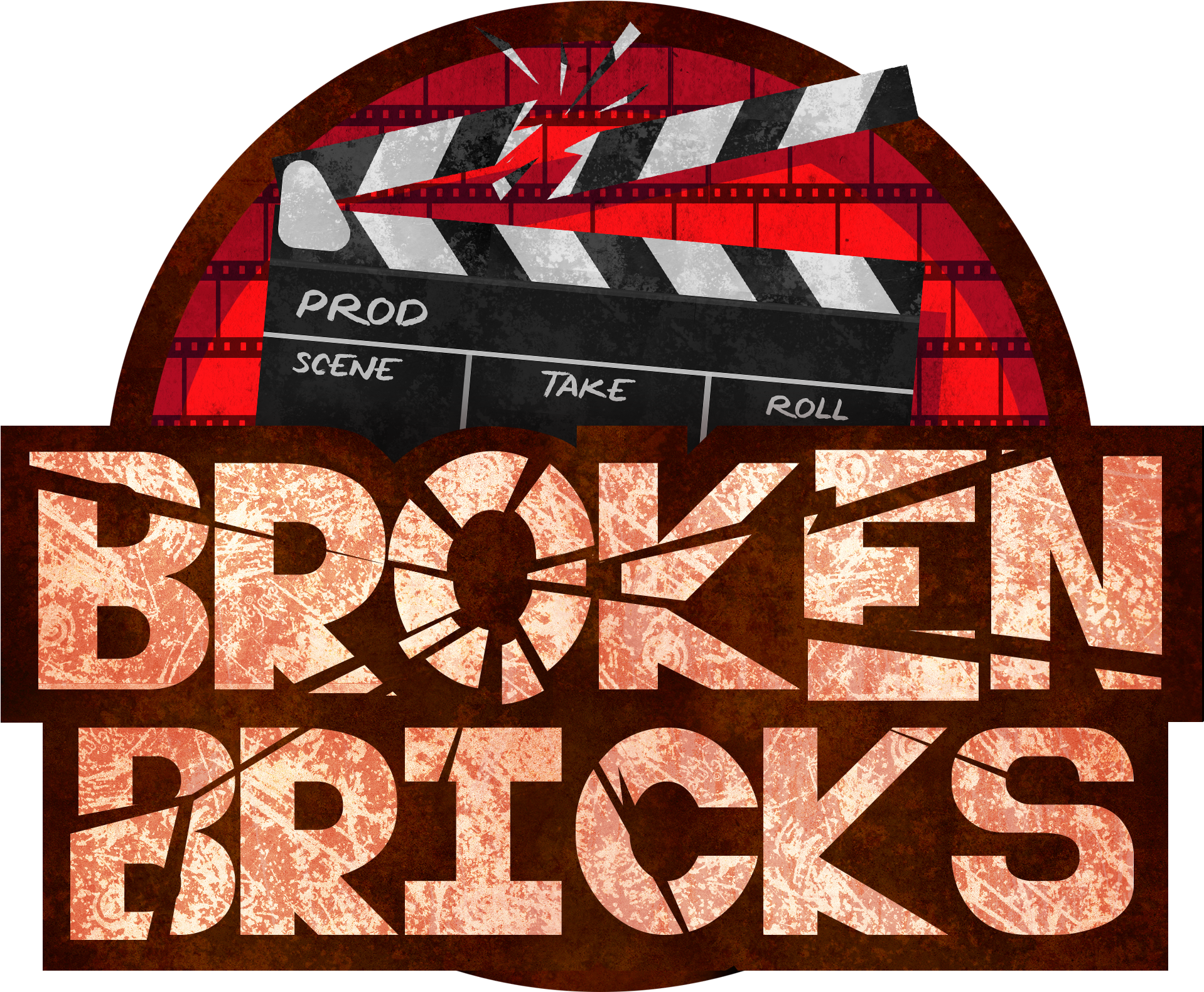 Broken Bricks Broken Bricks Films Broken - Graphic Design Clipart (2000x2000), Png Download