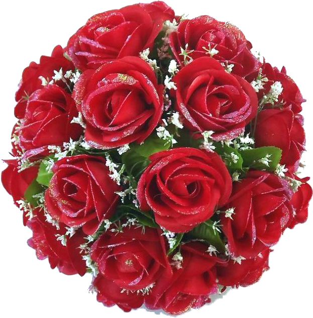 Bouquet Of Flowers - Garden Roses Clipart (699x700), Png Download